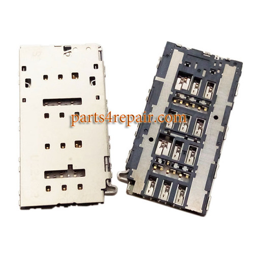 Dual SIM Card Reader for Samsung Galaxy S6 Edge + All Dual SIM Versions from www.parts4repair.com