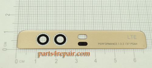 Top Glass Cover with Adhesive for Huawei P9 -Gold