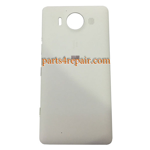 Back Housing Cover with Side Keys OEM for Microsoft Lumia 950 -White