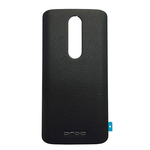 Back Leather Cover with Adhesive for Motorola Droid Turbo 2