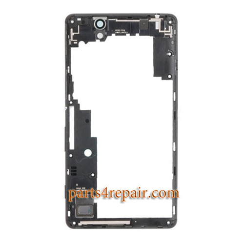 Middle Housing Cover for Sony Xperia C4 -Black