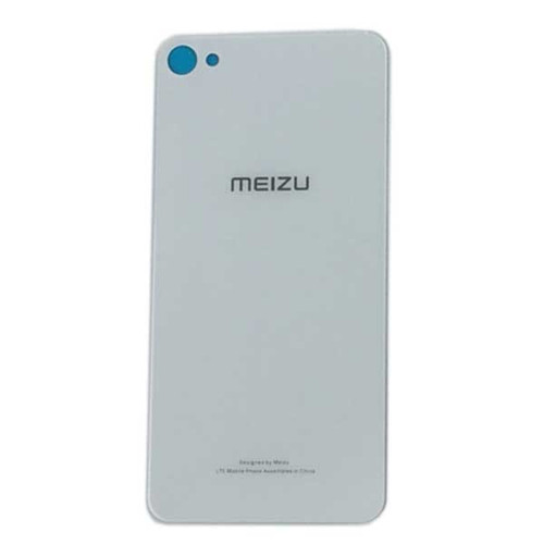 Back Glass Cover with Adhesive for Meizu U20 -White