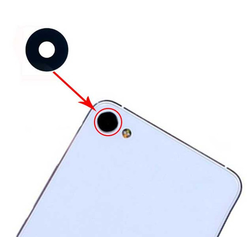 Camera Glass Lens with Adhesive for Meizu U10 from www.parts4repair.com