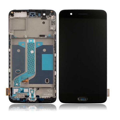 Complete Screen Assembly with Bezel for Oneplus 5 -Black