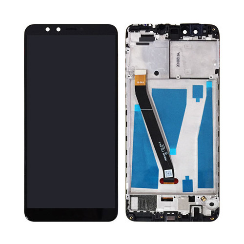Huawei Y9 2018 LCD Screen and Digitizer Assembly with Frame + Tools -Black