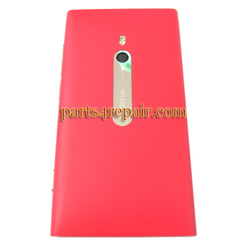 Nokia Lumia 800 Back HousingAssembly Cover -Magenta from www.parts4repair.com