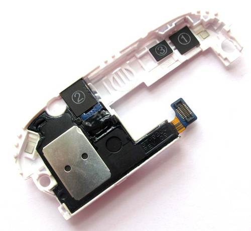 Samsung I9300 Galaxy S III Ringer Buzzer Loud Speaker -White from www.parts4repair.com