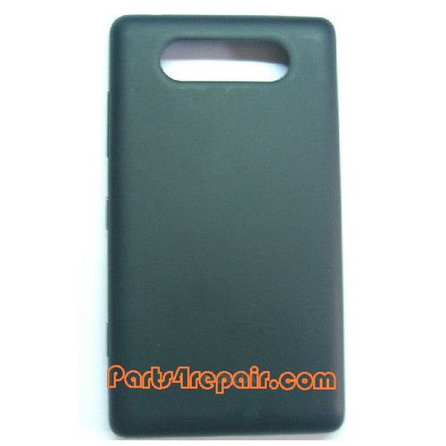 Back Cover for Nokia Lumia 820 -Black from www.parts4repair.com