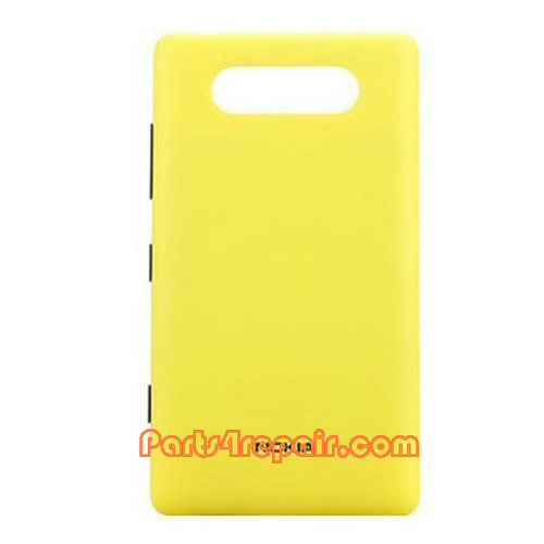 Back Cover for Nokia Lumia 820 -Yellow from www.parts4repair.com
