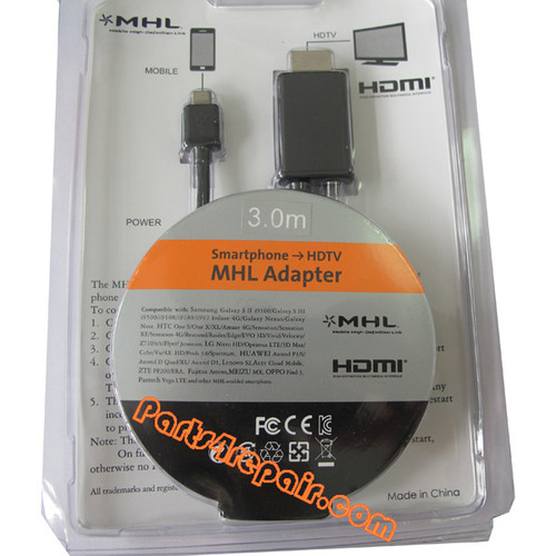 MHL Micro USB to HDMI for Samsung Galaxy S3 I9300