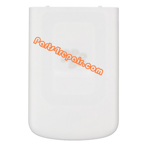 Back Cover with NFC for BlackBerry Q10 -White from www.parts4repair.com