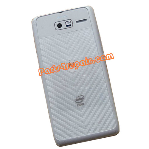 Back Housing Assembly Cover for Motorola RAZR I XT890 -White from www.parts4repair.com