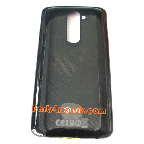 Back Cover with NFC for LG G2 D802 -Black from www.parts4repair.com