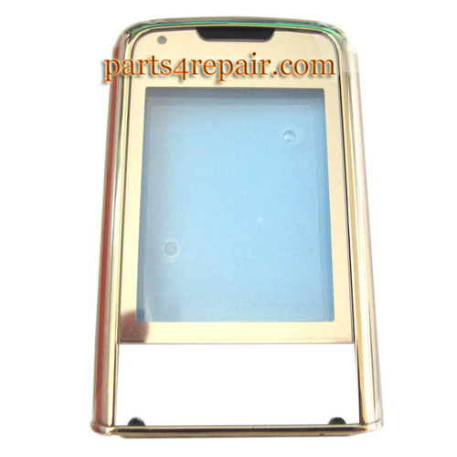 Front Glass with Bezel for Nokia 8800 Gold Arte