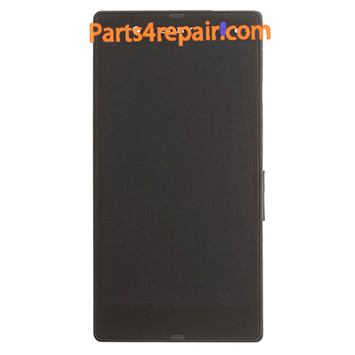 Complete Screen Assembly with Bezel for Sony Xperia Z L36H (Used) -Purple