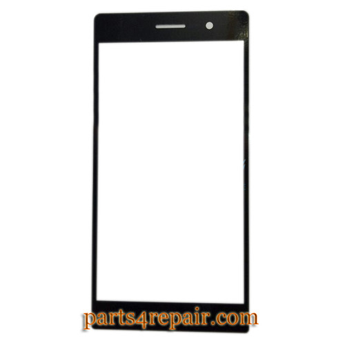 Front Glass for Huawei Ascend P7 -Black from www.parts4repair.com