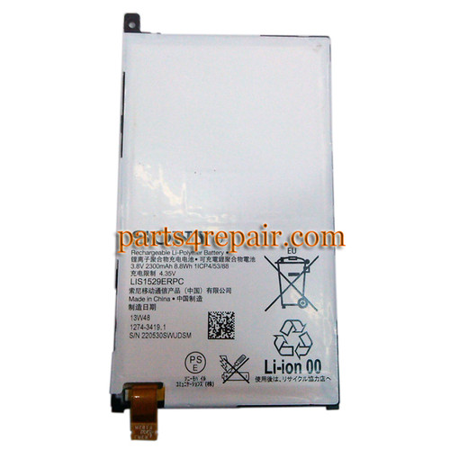 We can offer 2300mAh Built-in Battery for Sony Xperia Z1 Compact mini (Used)