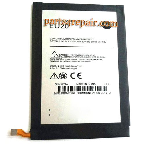 EU20 Battery for Motorola Droid Ultra XT1080 from www.parts4repair.com