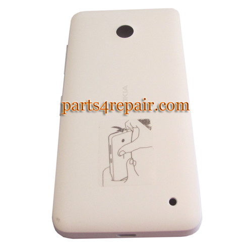 Back Cover for Nokia Lumia 630 -White