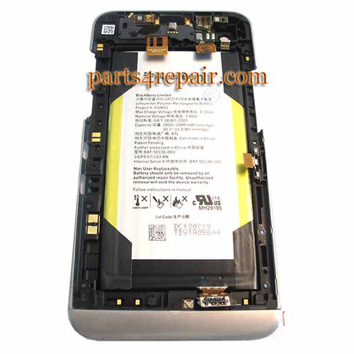 Middle Cover & Battery for BlackBerry Z30