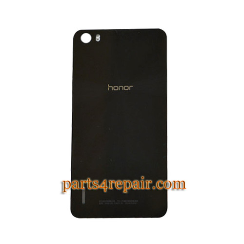 Back Cover for Huawei Honor 6 -Black from www.parts4repair.com