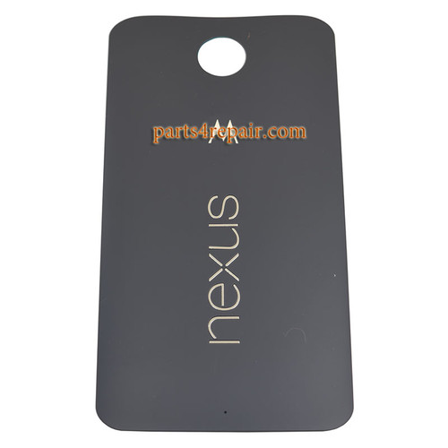 Back Cover for Motorola Nexus 6 -Black