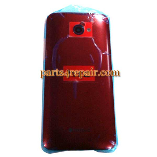 Back Housing Cover with Side Keys for HTC Butterfly S -Red