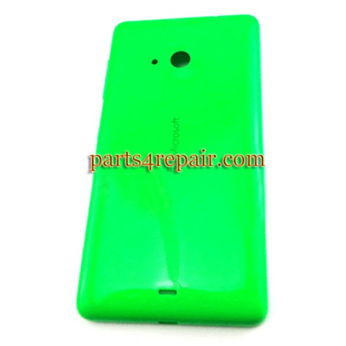 Back Cover with Side Keys for Microsoft Lumia 535 -Green (Smooth and Bright) from www.parts4repair.com