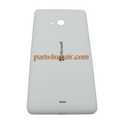 Back Cover with Side Keys for Microsoft Lumia 535 -White (Matte Surface)