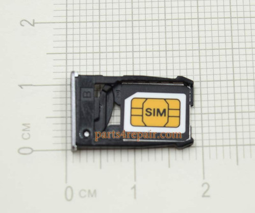 SIM Tray for Motorola Moto X2 XT1096 XT1097 XT1095 -Silver