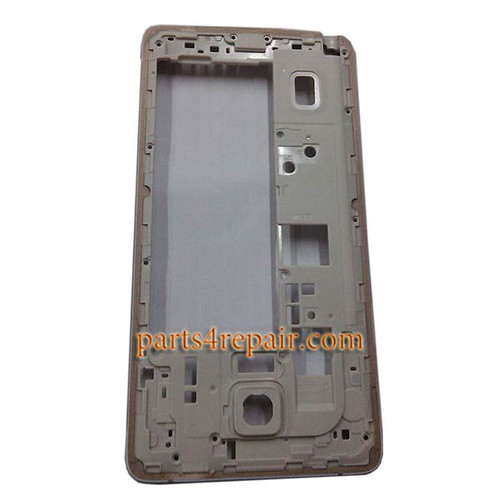 Middle Cover without small parts for Samsung Galaxy Note 4 N910C -Gold