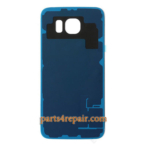 Back Cover with Adhesive for Samsung Galaxy S6 All Versions -Gold