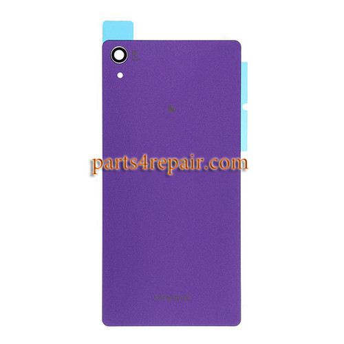 Back Cover for Sony Xperia Z2 -Purple from www.parts4repair.com
