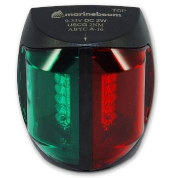 LED Bi-Color Bow Navigation Light - Black Hsg LED Bi-Color Bow Navigation Light - Black Hsg
