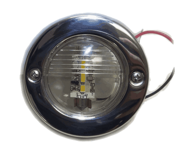 Stainless Steel LED Cockpit Light with Festoon Bulb Stainless Steel LED Cockpit Light with Festoon Bulb