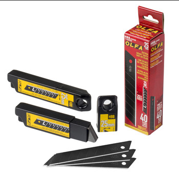 OLFA 25MM HBB-CP40B Ultra Max HD Blades (40PK) OLFA 25MM HBB-CP40B Ultra Max HD Blades (40PK)