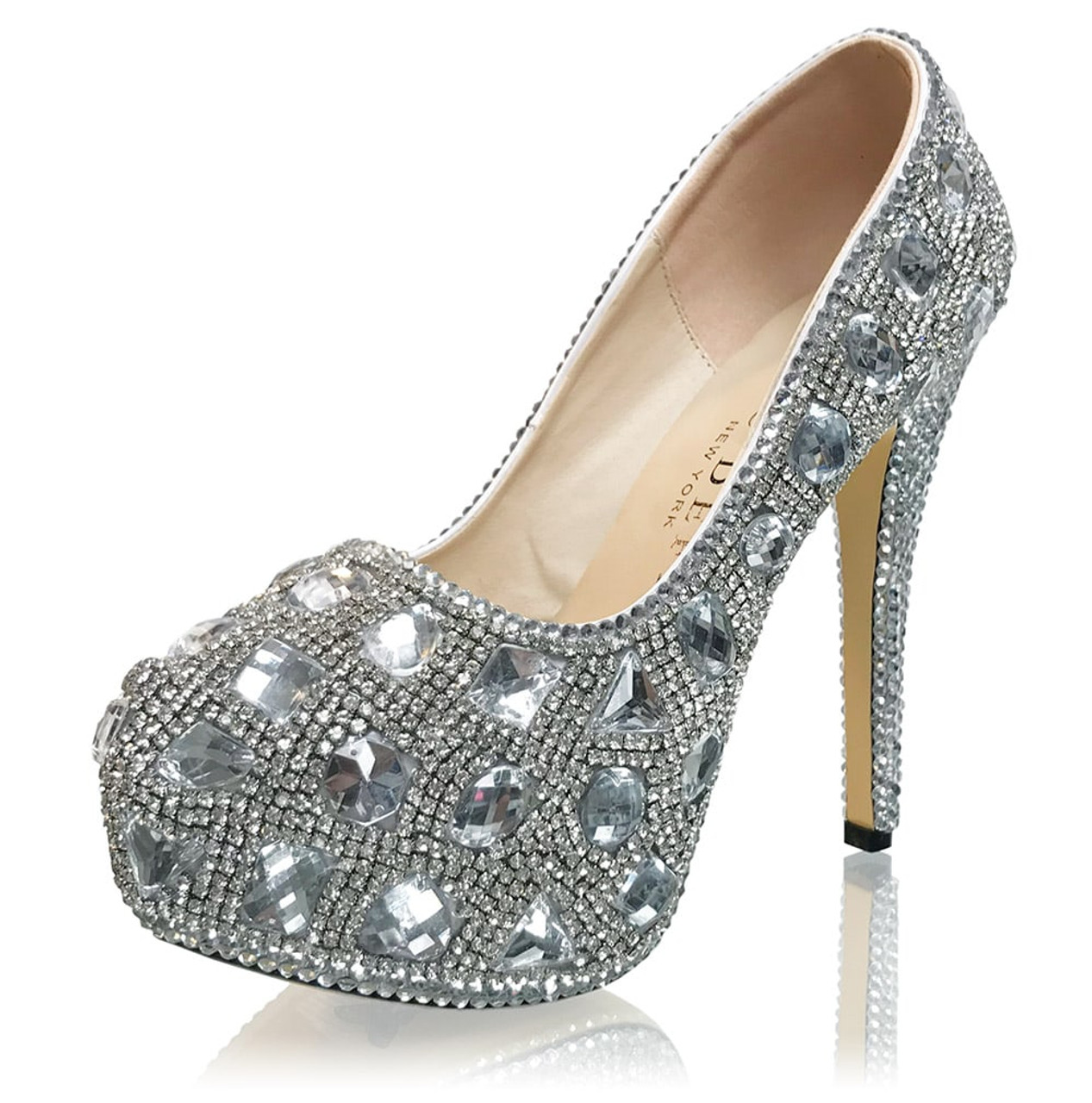 Snow Diamond High Heel Pumps