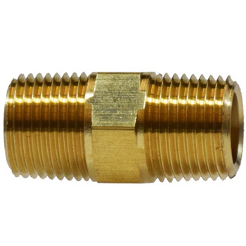 Hex Nipples NPFT Threads, 1200 PSI, Brass Pipe Fittings