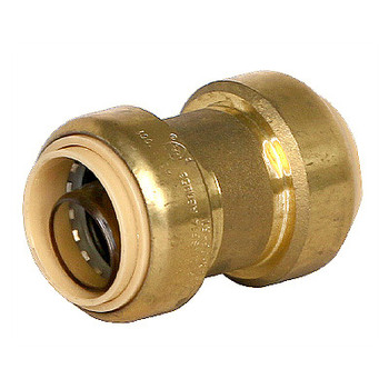 Couplings QuickBite (TM) Push-to-Connect/Press On Fitting, Lead Free Brass (Disconnect Tool Included)