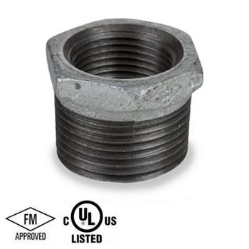 Hex Bushings - 150# Galvanized Malleable Iron NPT Threaded Pipe Fittings