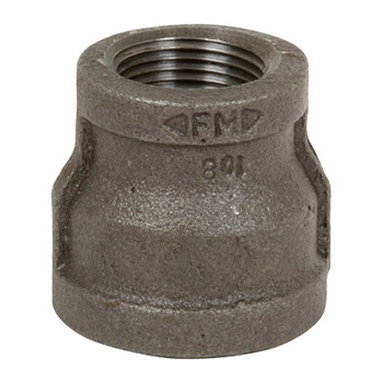 Pipe Fittings Black Reducing Couplings Malleable Iron 150LB NPT UL/FM