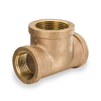 Brass Fittings 125 PSI Threaded Fittings NPT Lead Free Bullhead Tees