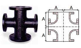 Dimensions Flanged Fittings