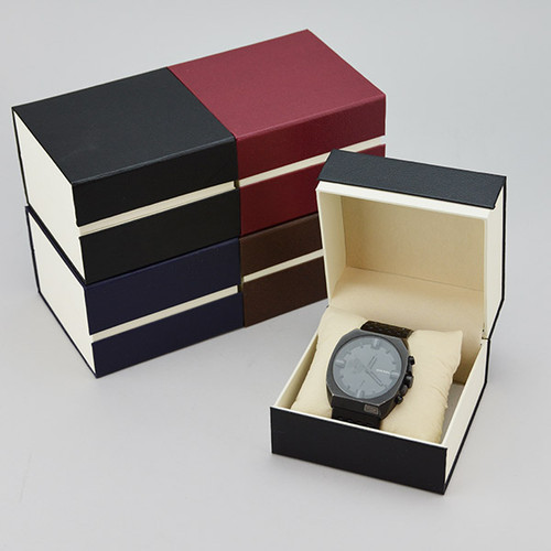 2 tone watch box with pillow - 2296 2 tone watch box with pillow - 2296