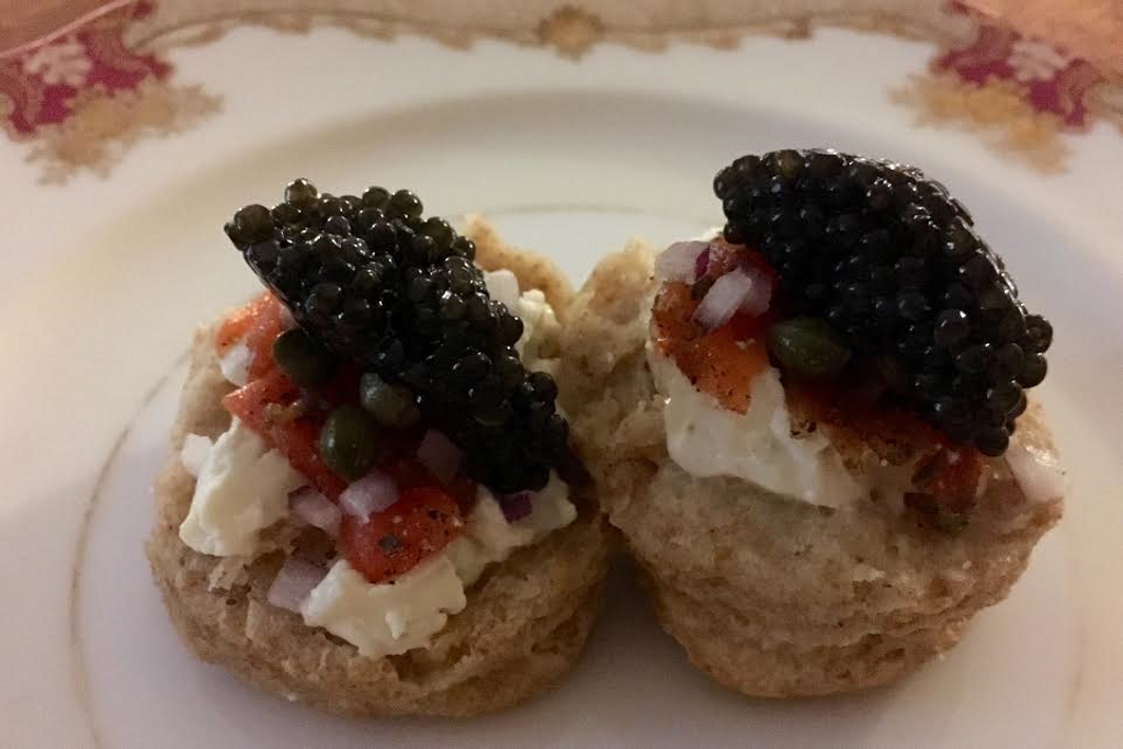 Caviar Star Recipe #22 - NC Osetra Caviar Biscuits