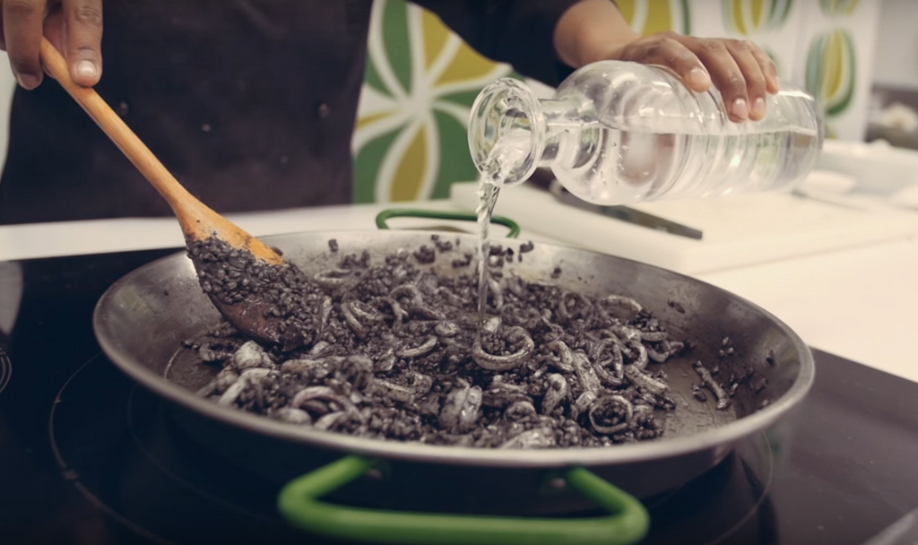 Black Rice with Nortindal Cuttlefish Ink