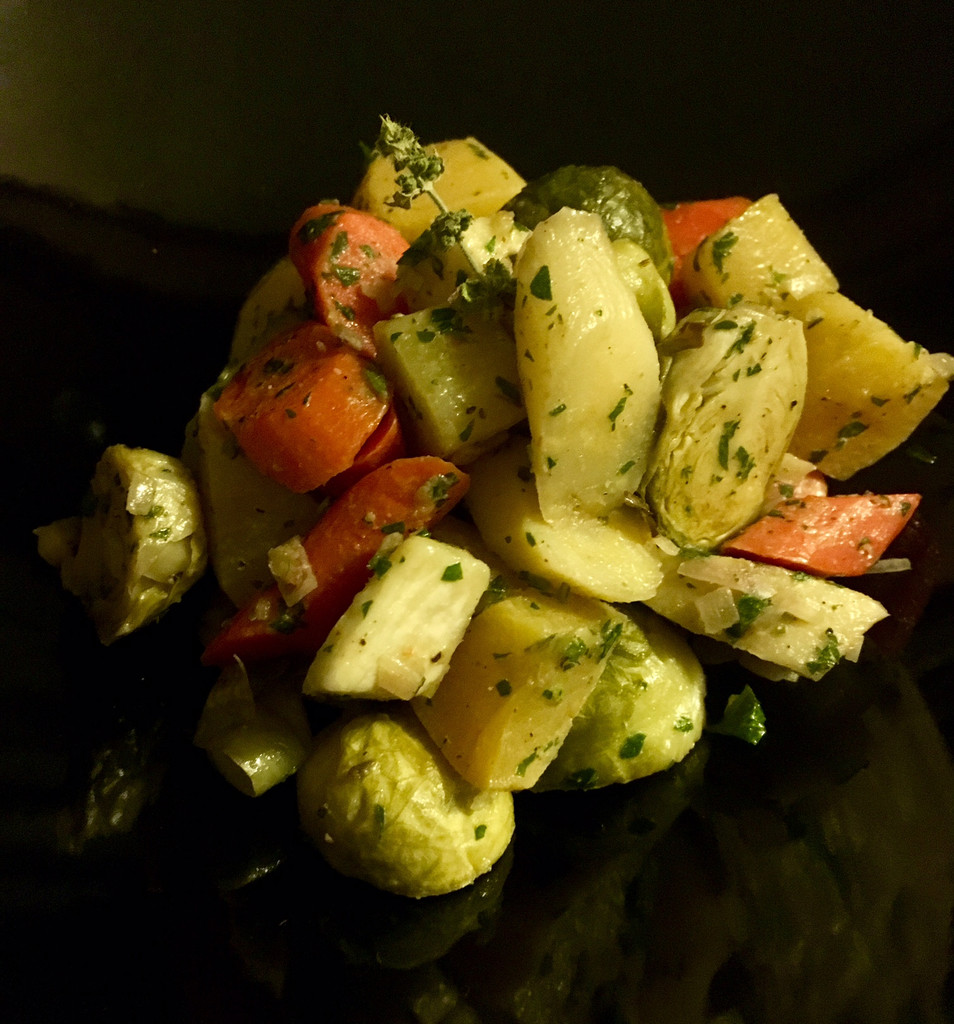 Caviar Star Recipe #19 - Roasted Root Vegetables with White Balsamic Vinaigrette