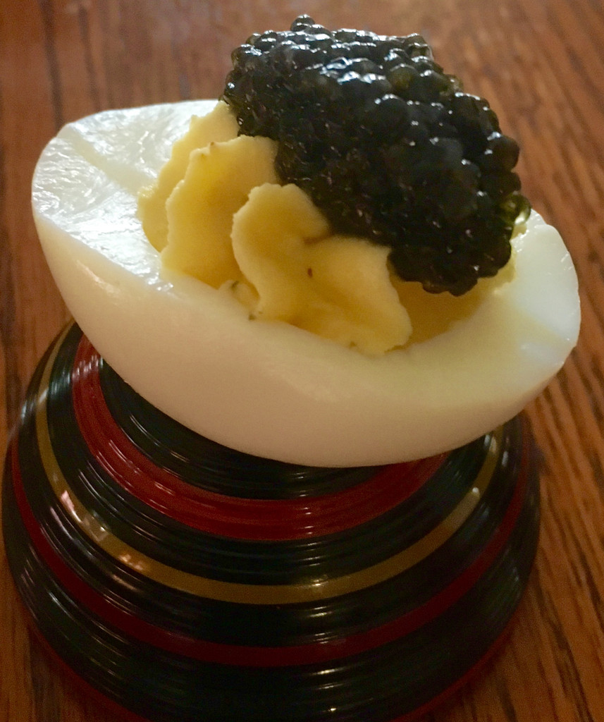 Siberian Caviar Deviled Eggs
