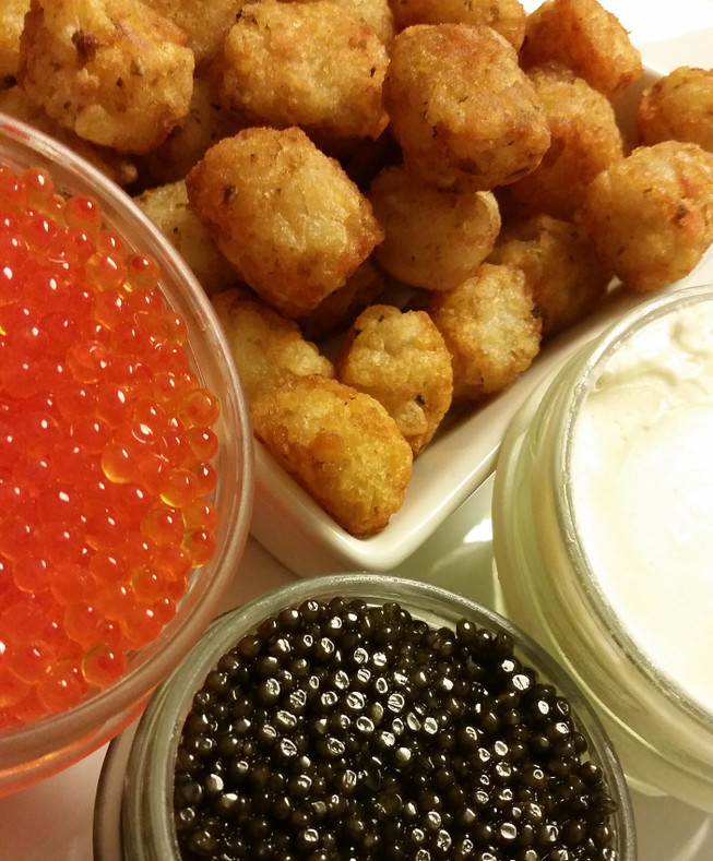 Caviar & Tater Tots