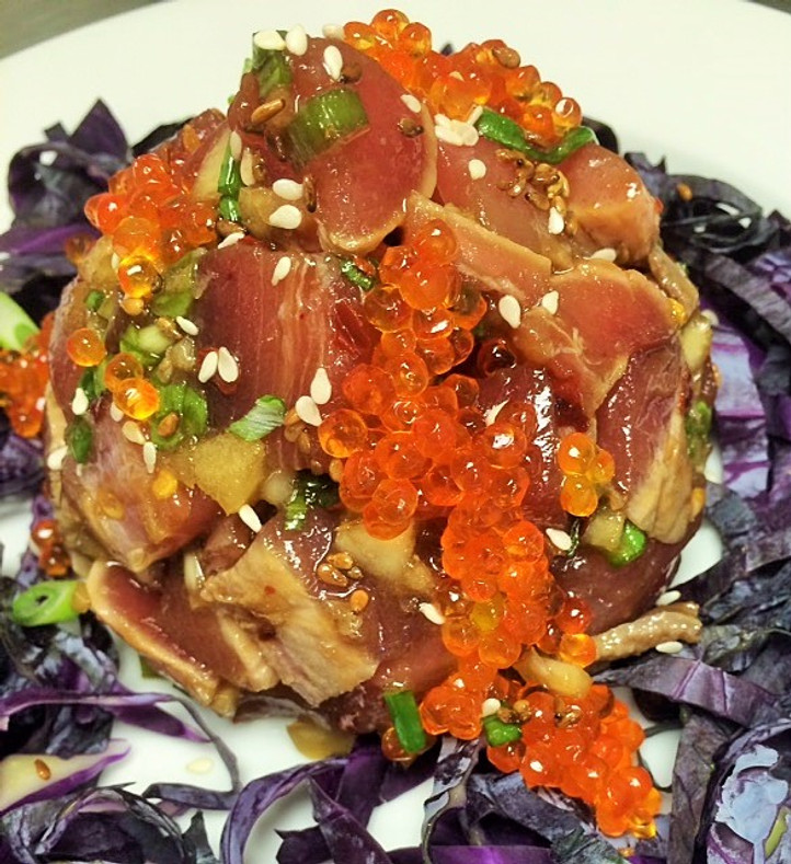 Caviar Star Recipe #15 - Hawaiian Poke with Smoked Trout Caviar